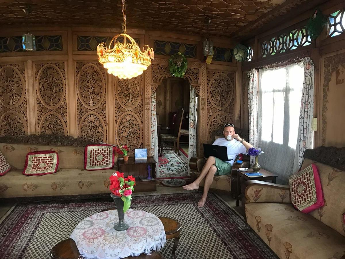Bed and Breakfast House Boat New Manora Srīnagar Exterior foto